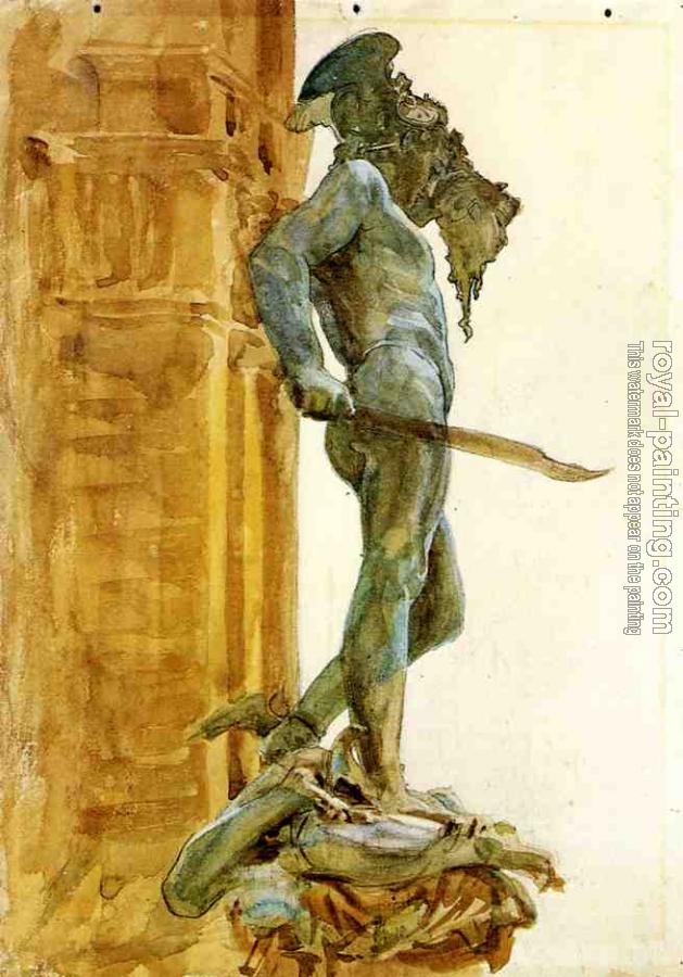 John Singer Sargent : Perseus, Florence John Singer Sargent : Perseus, Florence